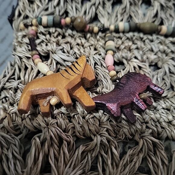 Cappelli | Straw Animal Shoulder Bag - Picture 5 of 10